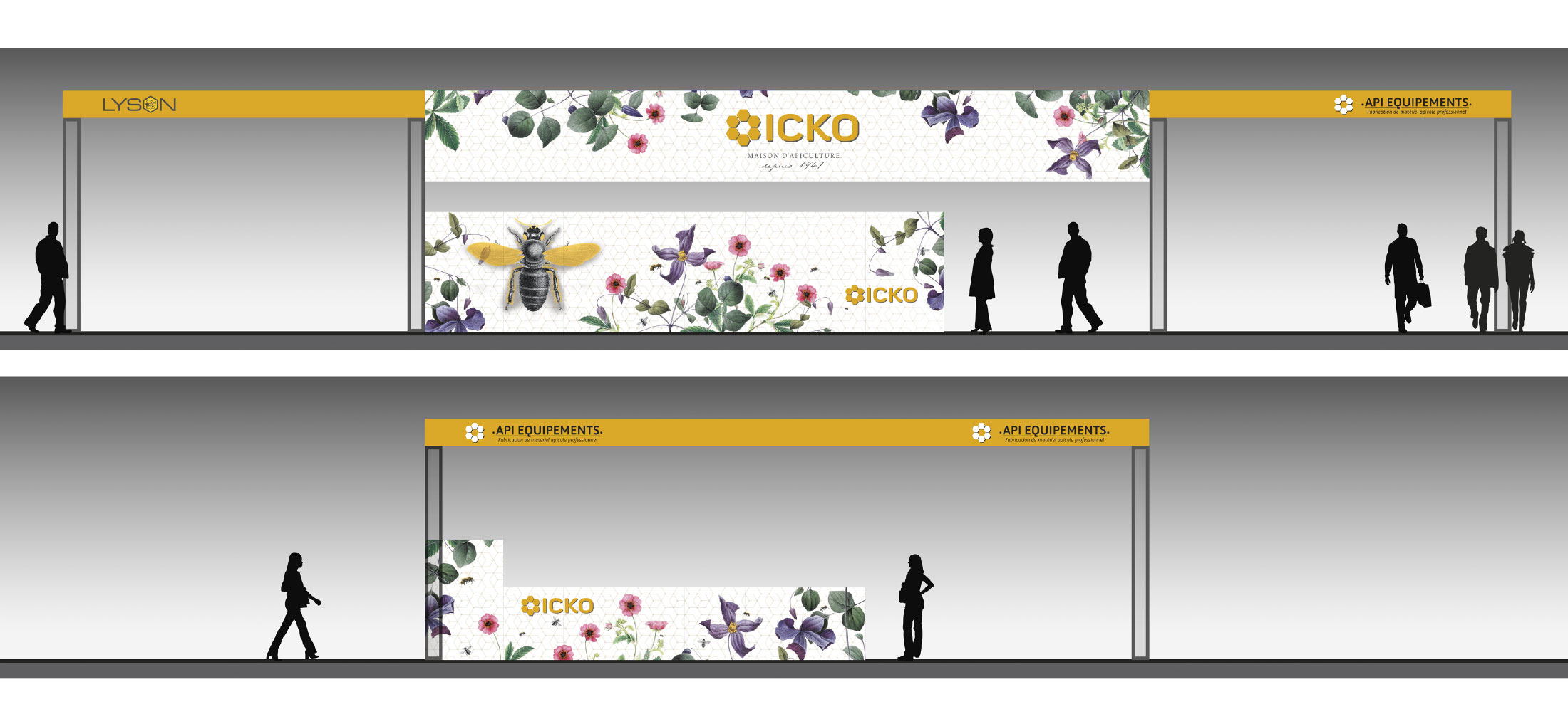 ICKO scenographie stand