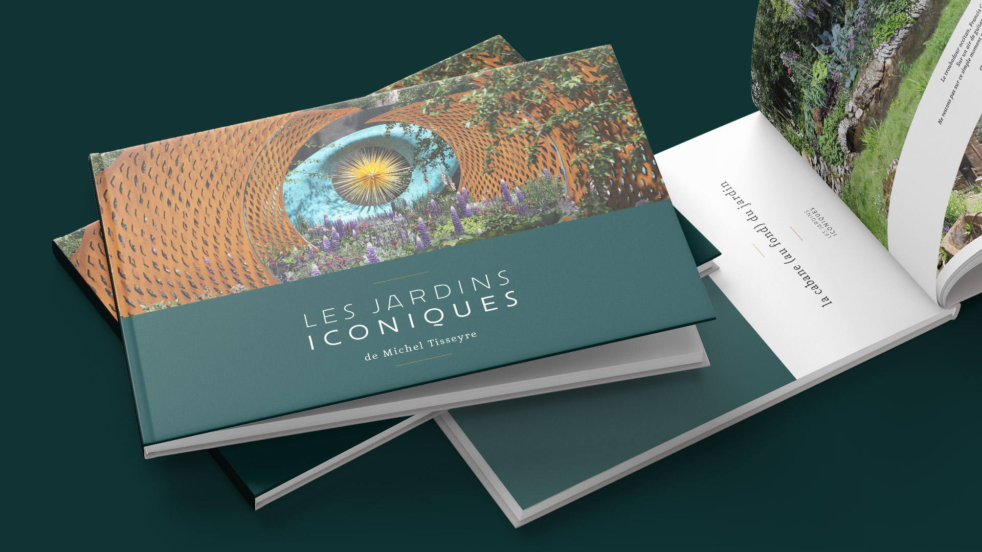 Livre Les jardins Iconiques de Michel Tisseyre - couverture